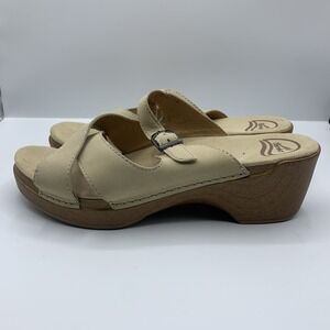 Dansko Sela Slide Womens‎ Sandal Leather  Cross Strap EU 41 US 10.5-11